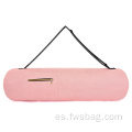 Bolsa de gimnasia engrosamiento de lienzo portátil Bolsa de yoga de yoga Bolsa multifunción profesional para mochilas de yoga de cuerpo transversal